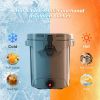 Portable Drink Cooler Insulated Ice Chest with Adjustable Strap