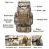 Large Outdoor Waterproof Backpack for Climbing Hiking Camping