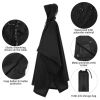 Multi-Usage Lightweight Hooded Rain Poncho Picnic Mat Blanket Sun Shelter