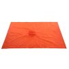 Multi-Usage Lightweight Hooded Rain Poncho Picnic Mat Blanket Sun Shelter