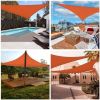 28' x 28' x 28' Triangle Sun Shade Sail for Patio Garden Backyard